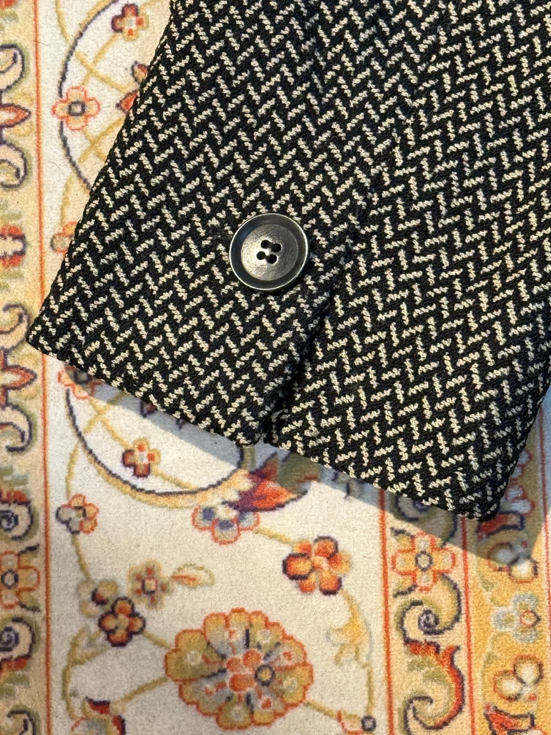 Max Mara 헤링본 싱글 블레이저 자켓 (55) 상품이미지6