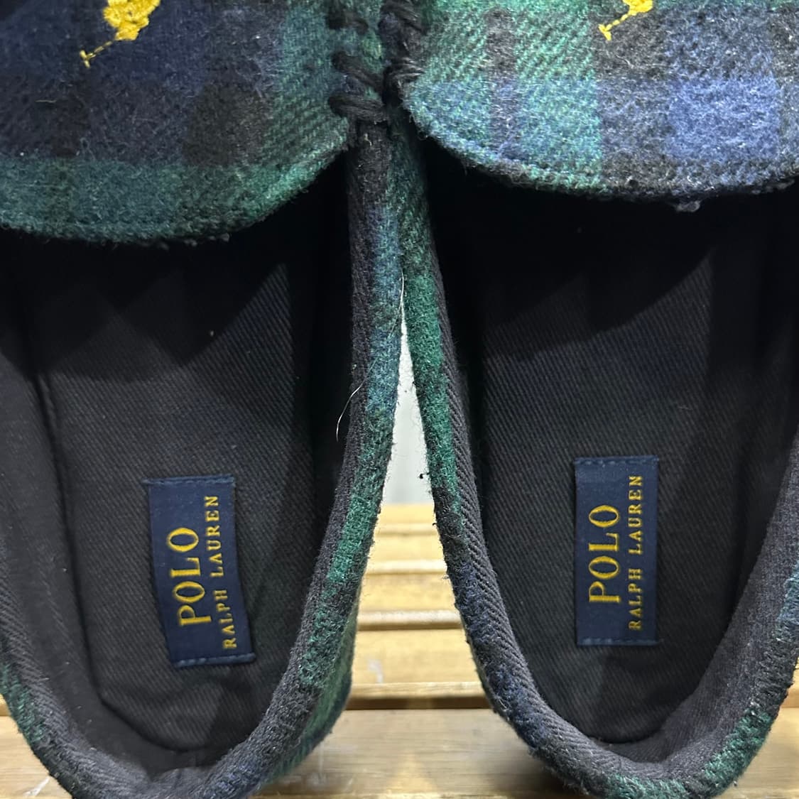 240) 폴로 랄프로렌 로퍼 여성 여자 로퍼 체크 포니 상품이미지9