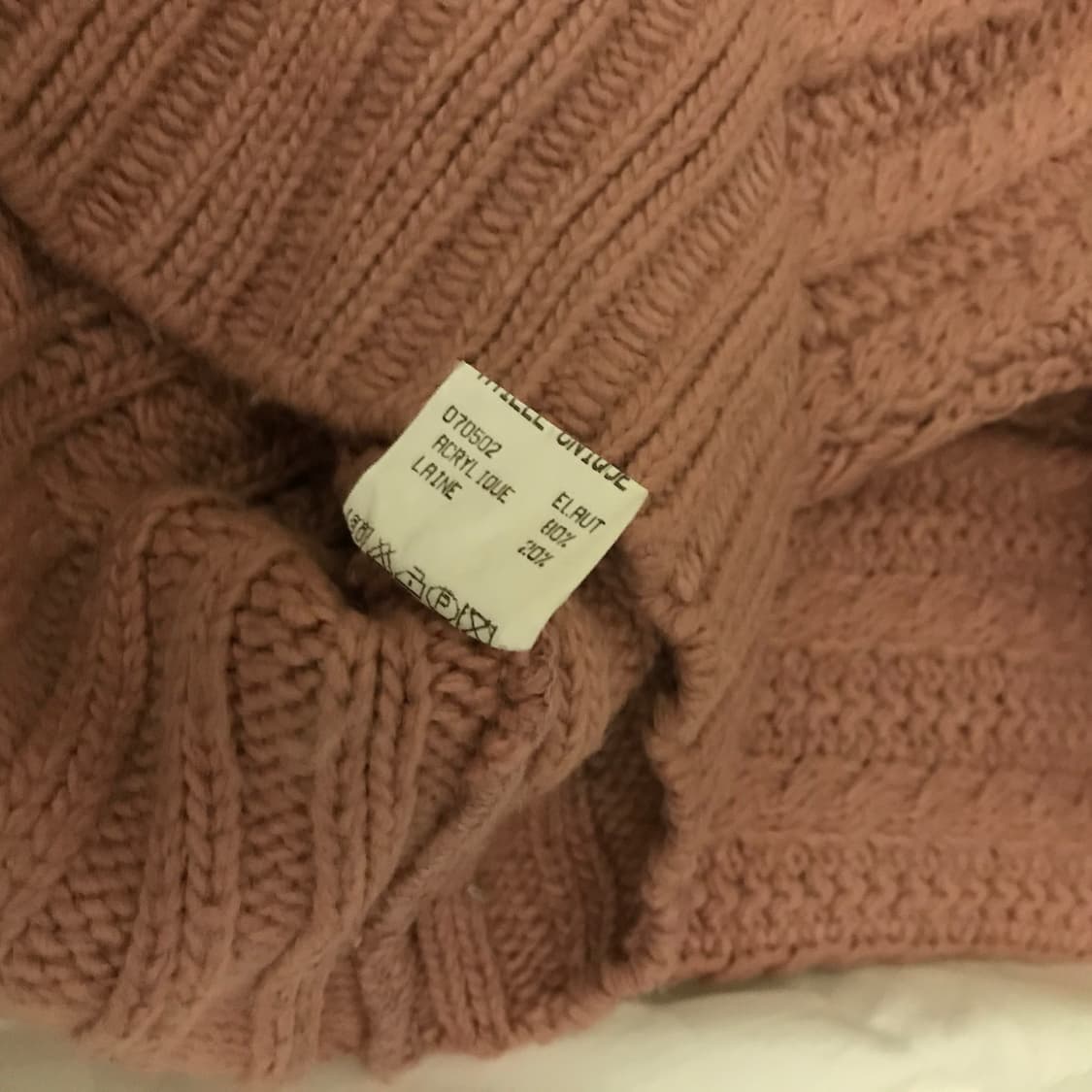 JPN Vintage 하구미 로걀 라떼갸루 니트 상품이미지4