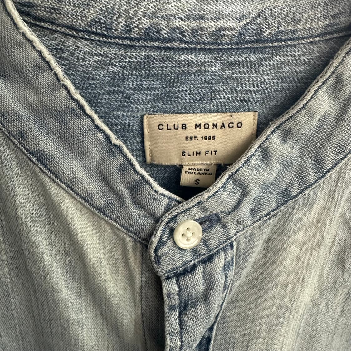 (M추천) 클럽모나코 데님 워싱 청셔츠 상품이미지3