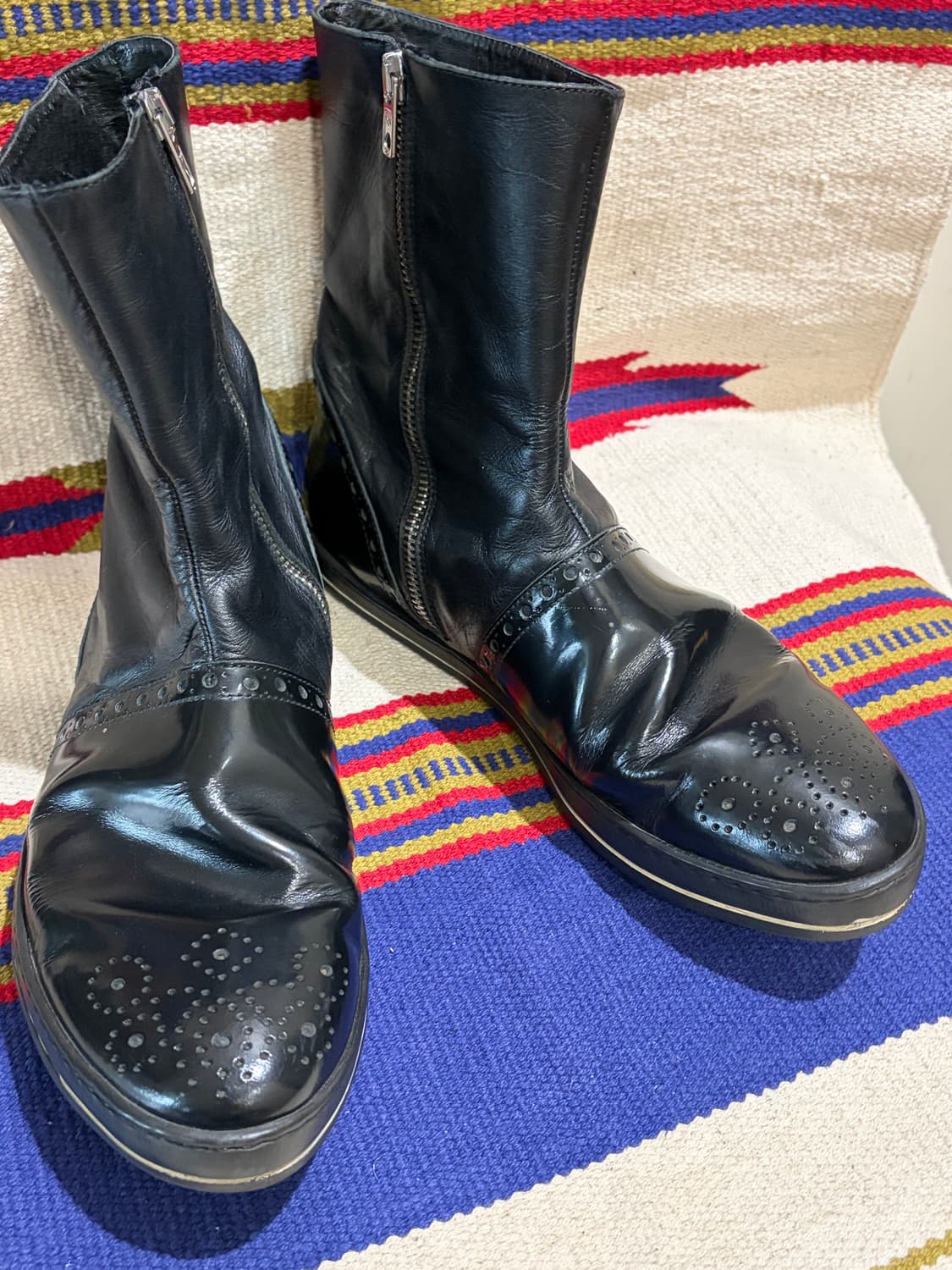 Western medalion boots / 웨스턴 가죽 부츠 상품이미지3