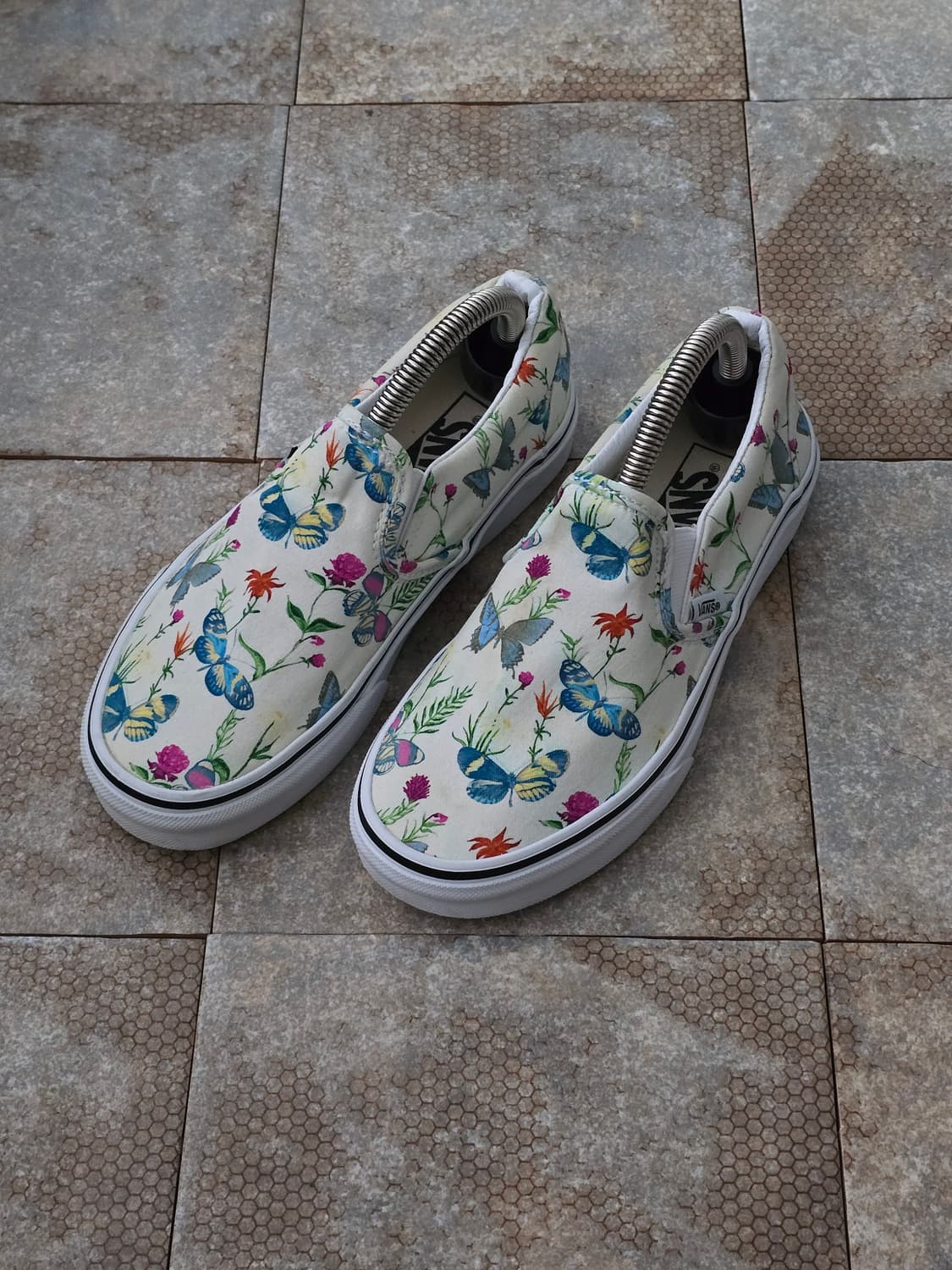 (225)반스 슬립온 버터플라이 플로럴  상품이미지1