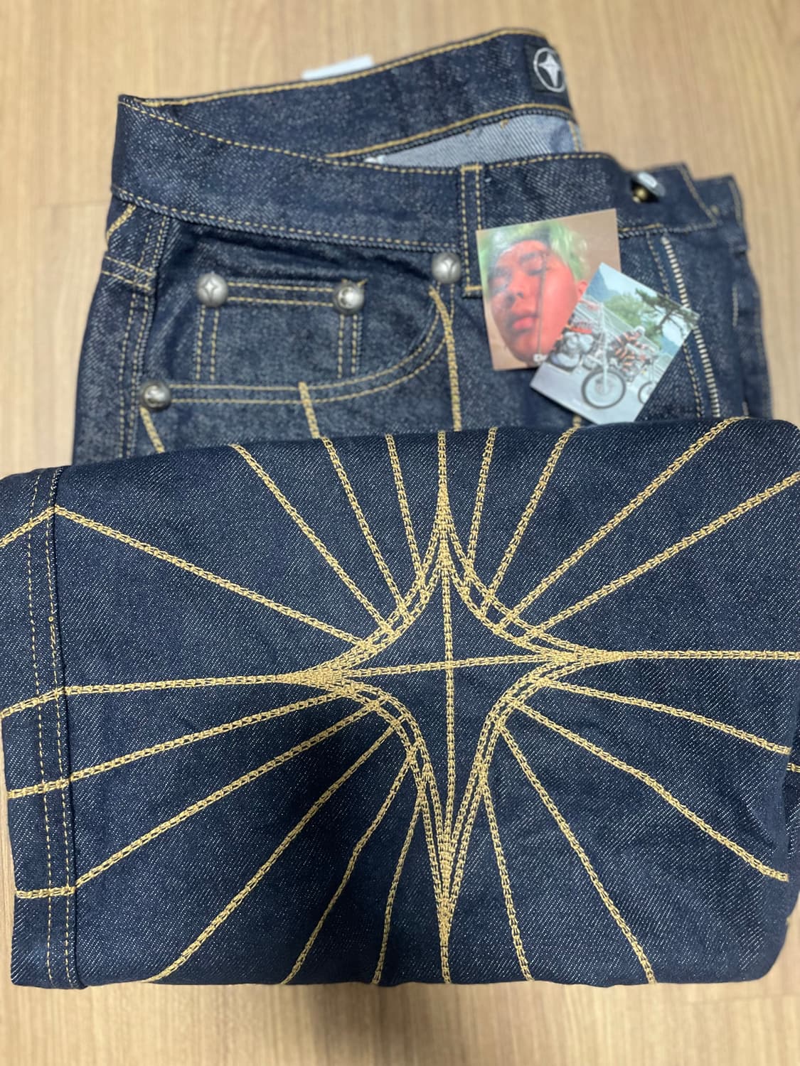 떠그클럽 체인 스티치 데님 인디고 / 3사이즈 상품이미지9