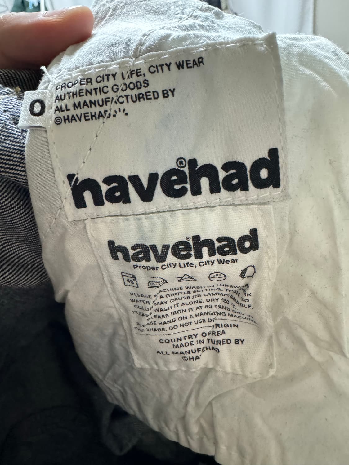 HAVEHAD 카펜터루즈 데님팬츠 O사이즈(M사이즈) 새상품 상품이미지4