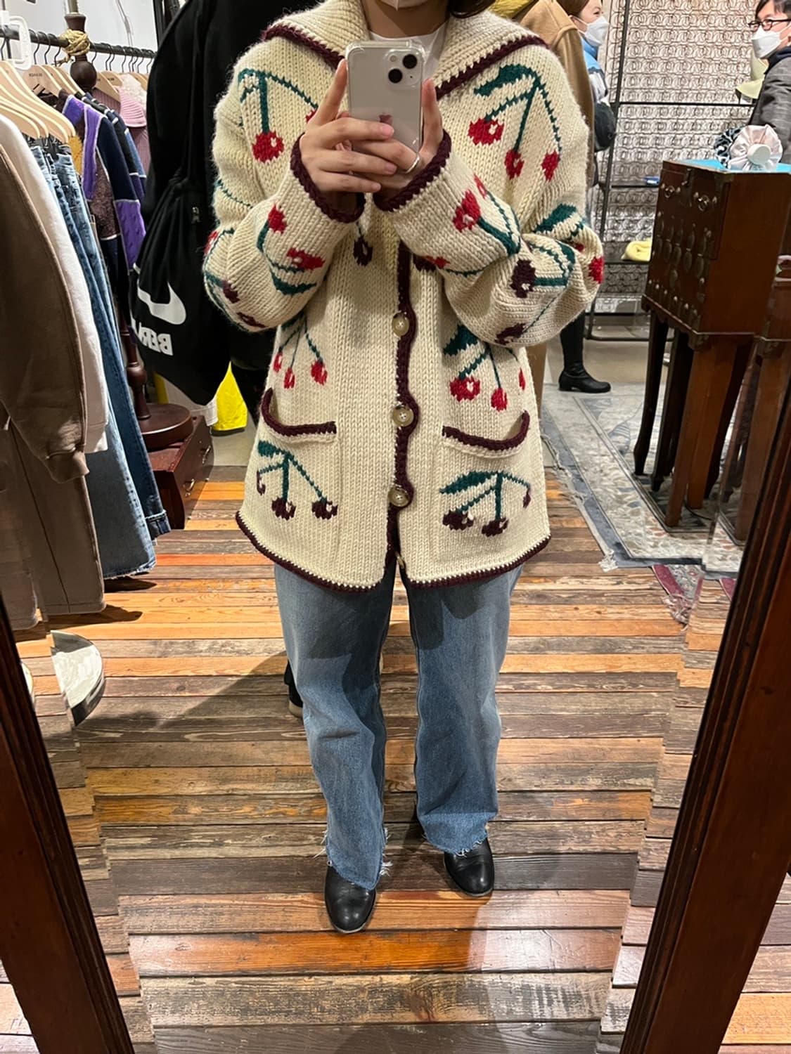 BODE 체리 가디건 XS/S  상품이미지3