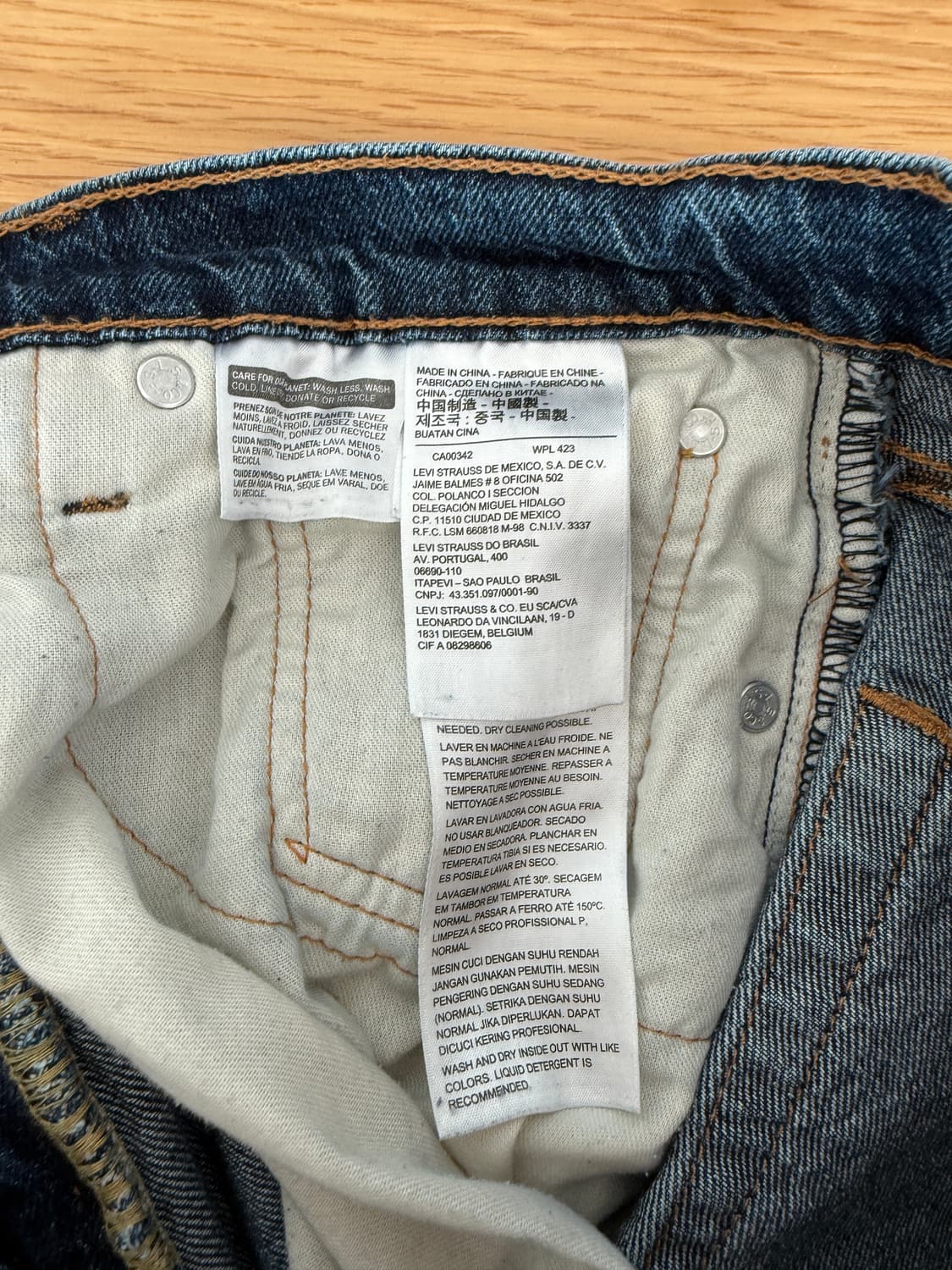 리바이스(Levi's) 502 데님 팬츠 상품이미지7