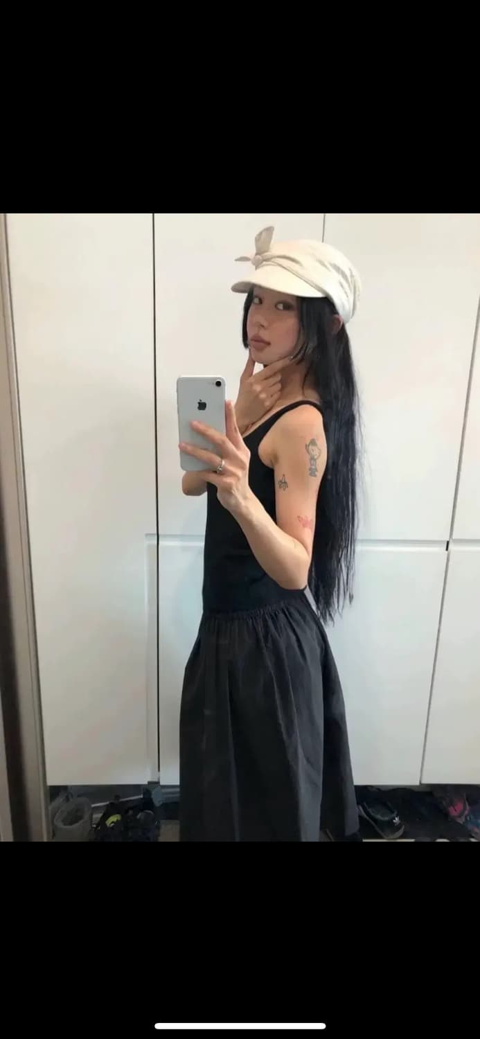 서지수착용 코이세이오 리본 타이 캡 모자 상품이미지2