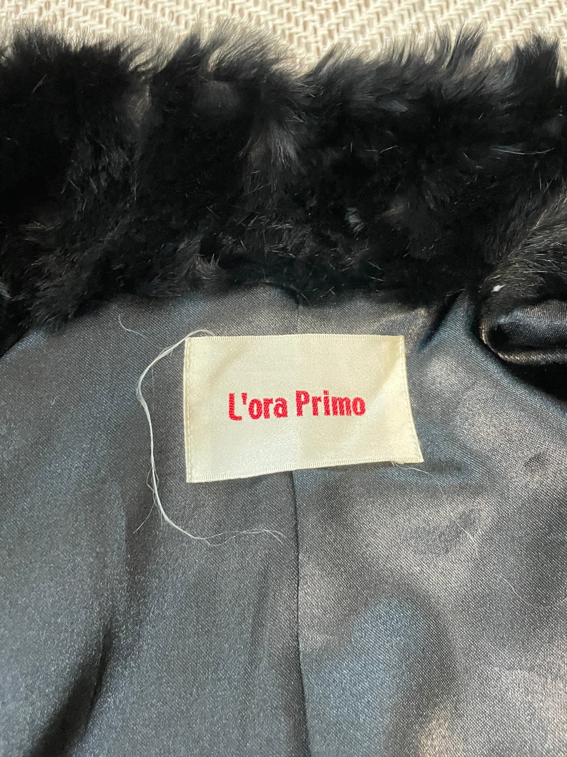 빈티지 블랙 래빗 퍼 자켓 J03574 상품이미지6