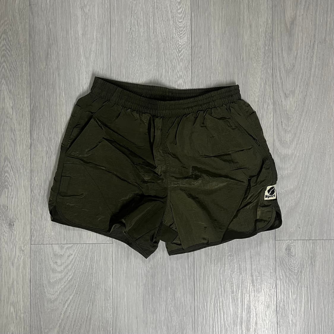 헤리티지플로스 나일론 쇼츠 밀리터리 그린 S 상품이미지1
