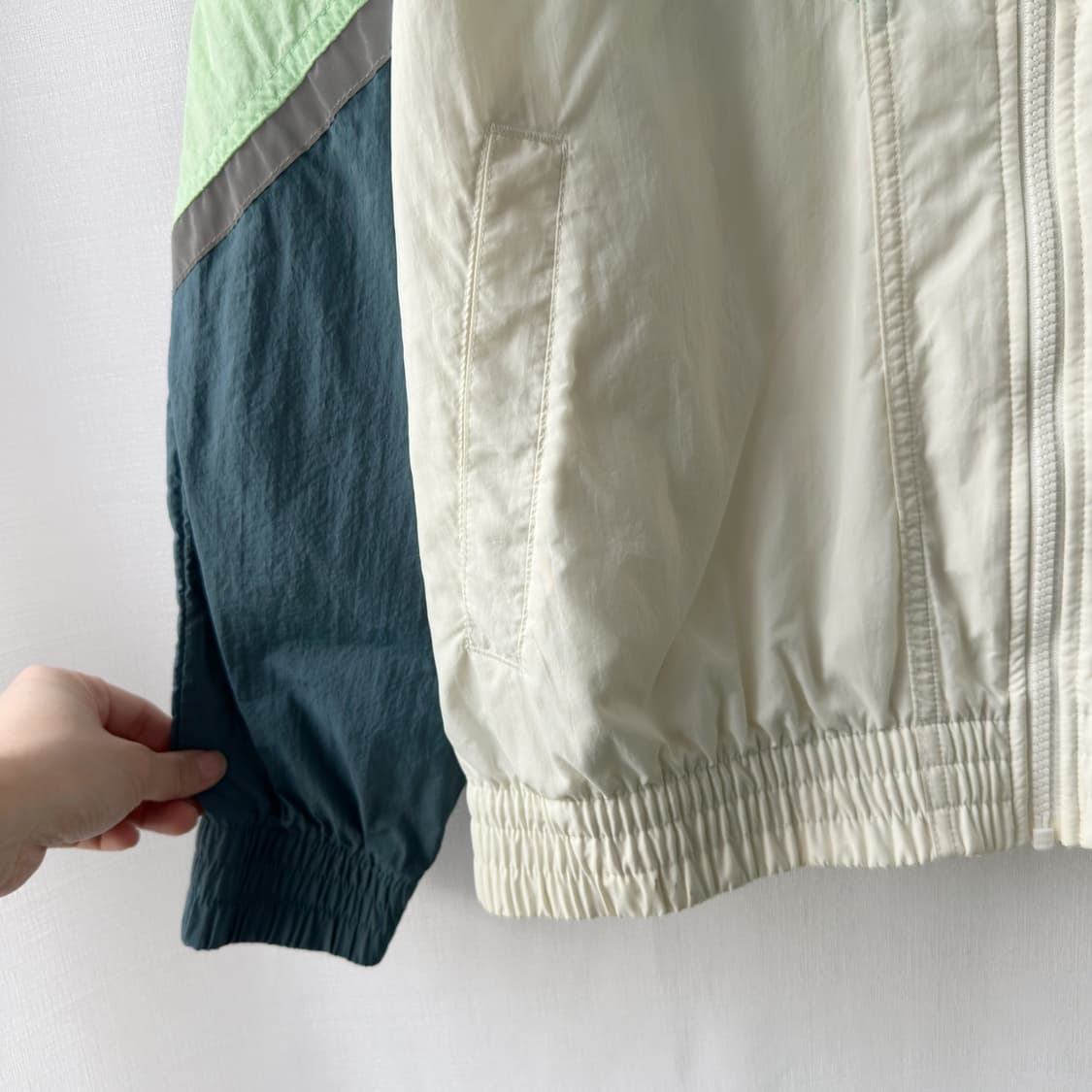 나이키 나일론 후드 바람막이 자켓 그린 XL 상품이미지6