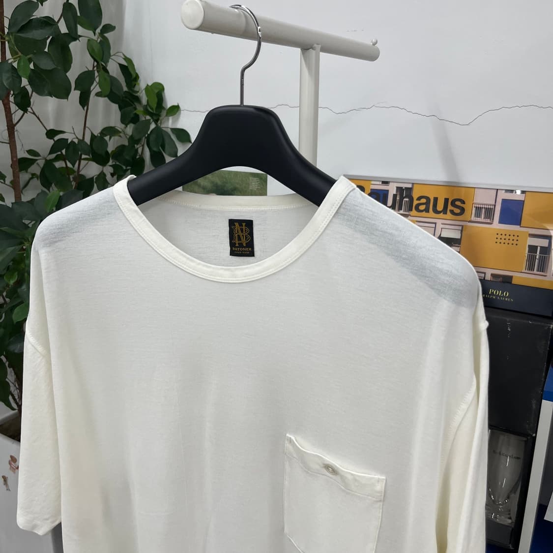 바토너 코튼 포켓 반팔 티셔츠 3  상품이미지2