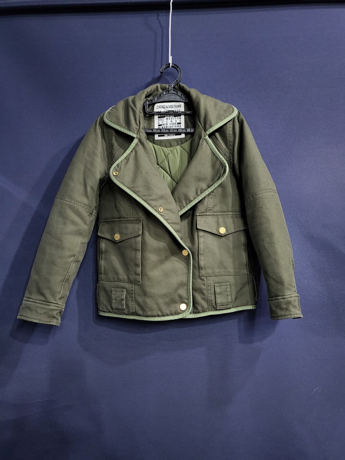 쟈딕앤볼테르 밀리터리 자켓 상품이미지2