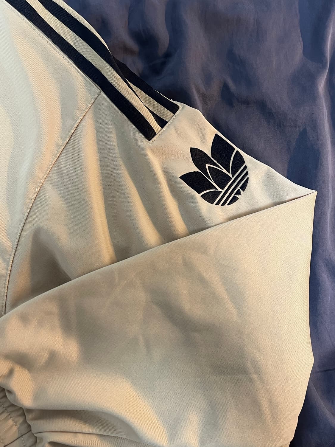 [3XL, 115/빅사이즈] 대대대장 아디다스 베이지 빅로고 트랙탑 상품이미지4