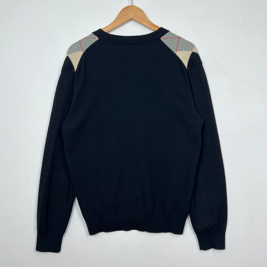 Lacoste 라코스테 아가일 브이넥 가디건 상품이미지4