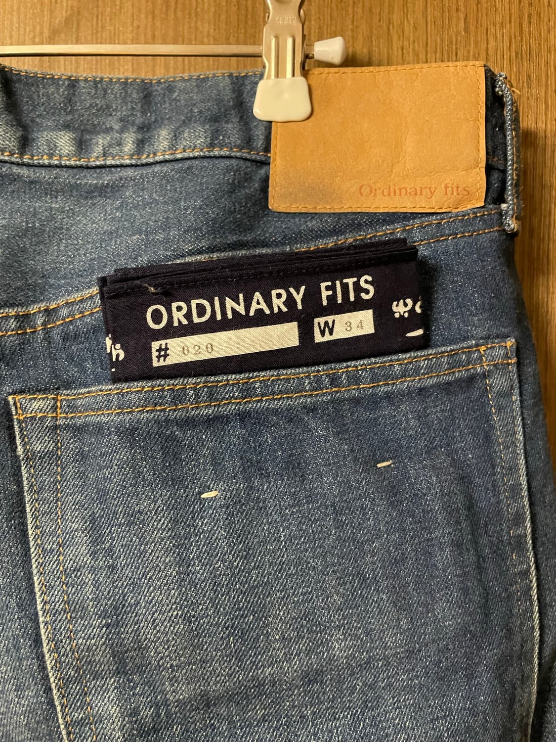 오디너리피츠 남성 데님 앵클진 #020 상품이미지3