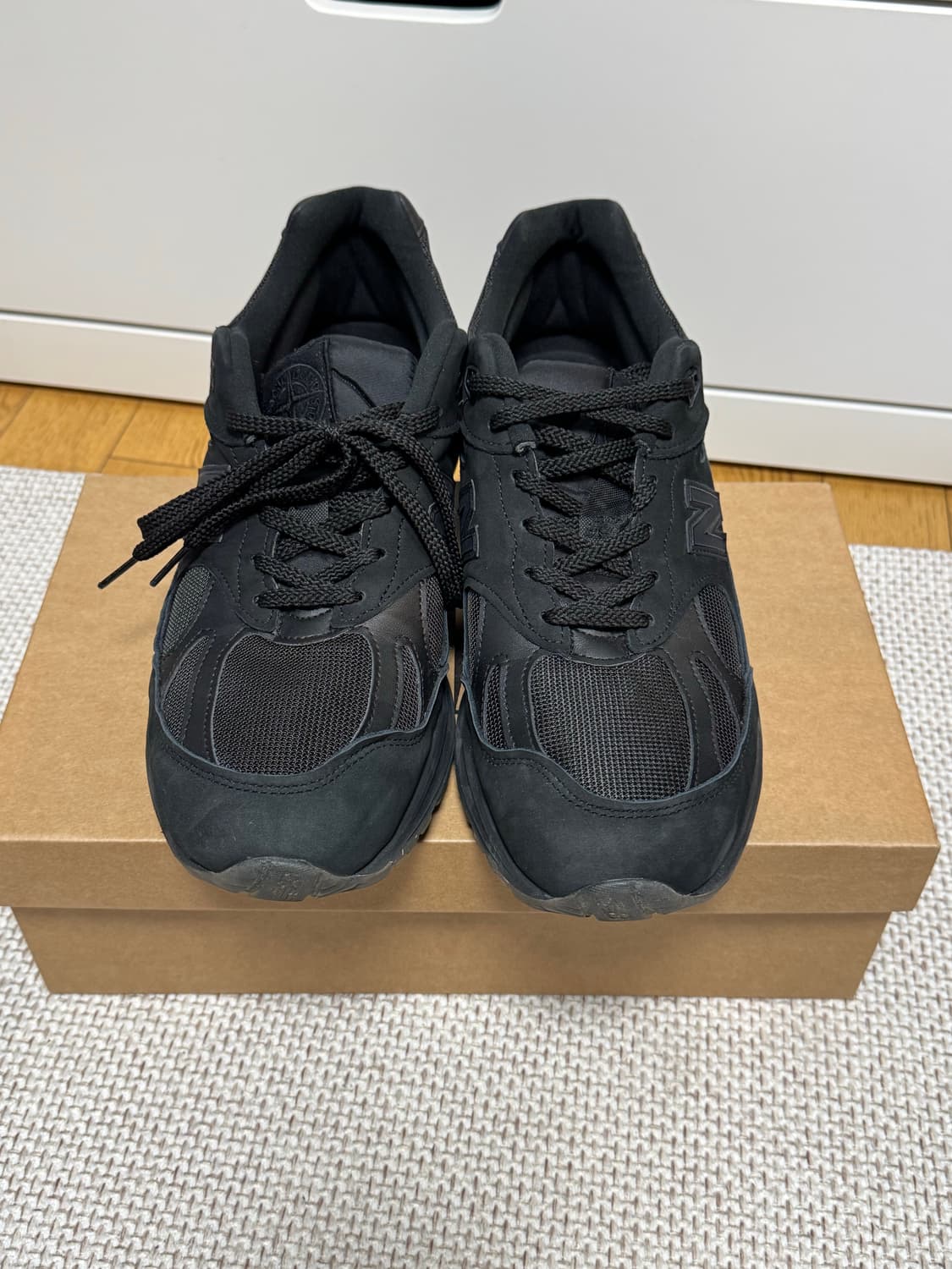 [300]뉴발란스X스톤아일랜드 991v2 메이드 인 UK 블랙 상품이미지2