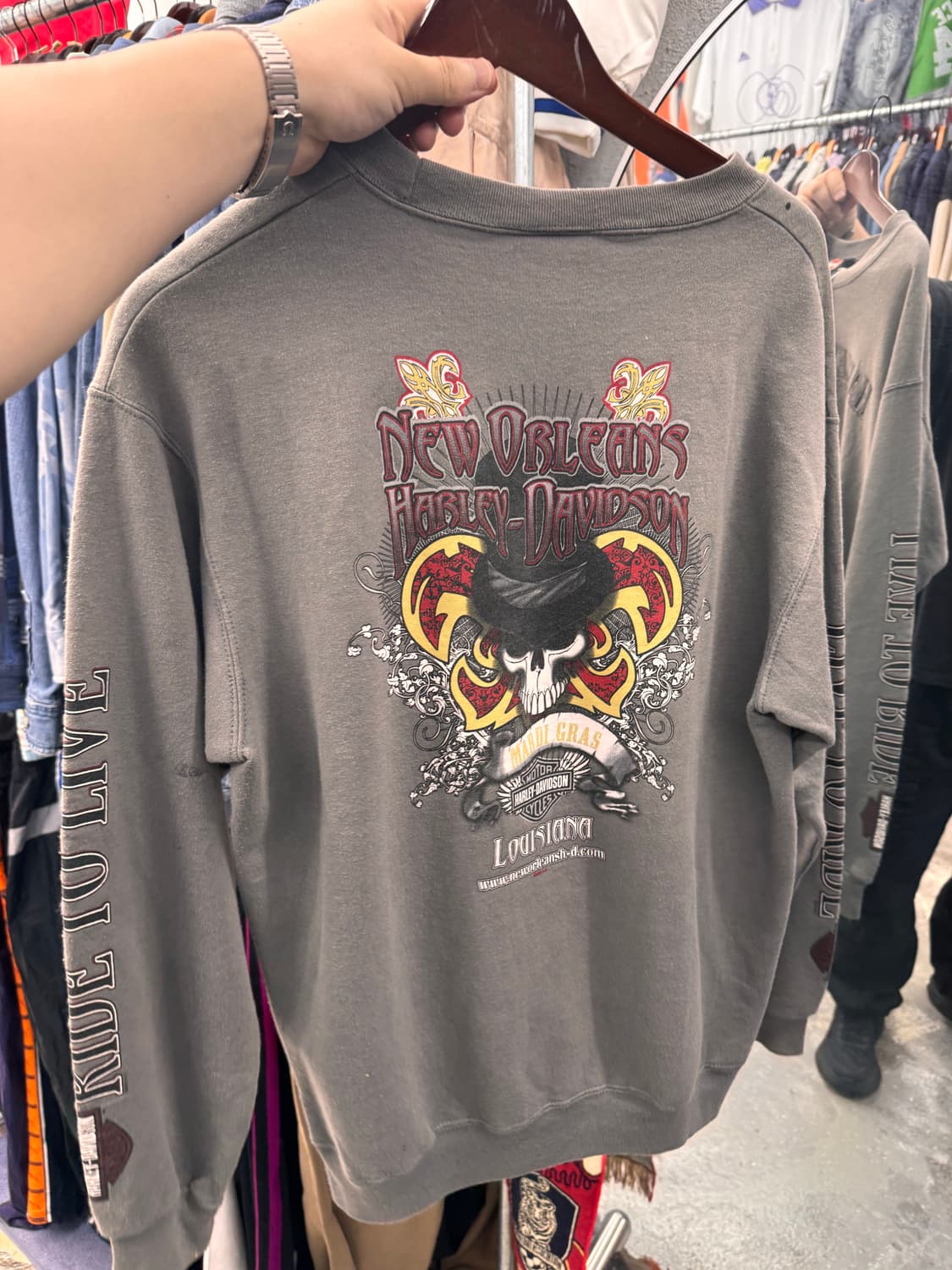 빈티지 할리데이비슨 맨투맨 상품이미지4