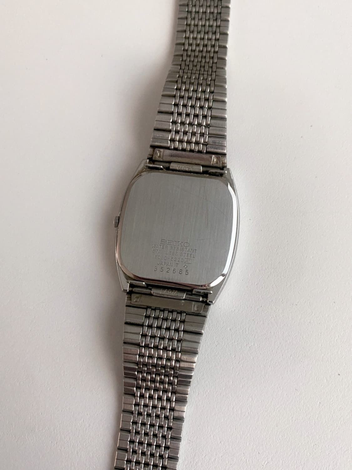 Seiko 세이코 쿼츠 스퀘어 상품이미지4