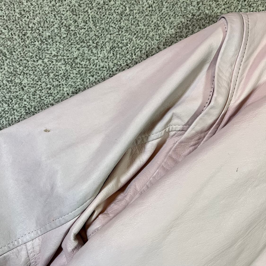 하드락 빅로고 가죽 봄버 자켓 상품이미지7