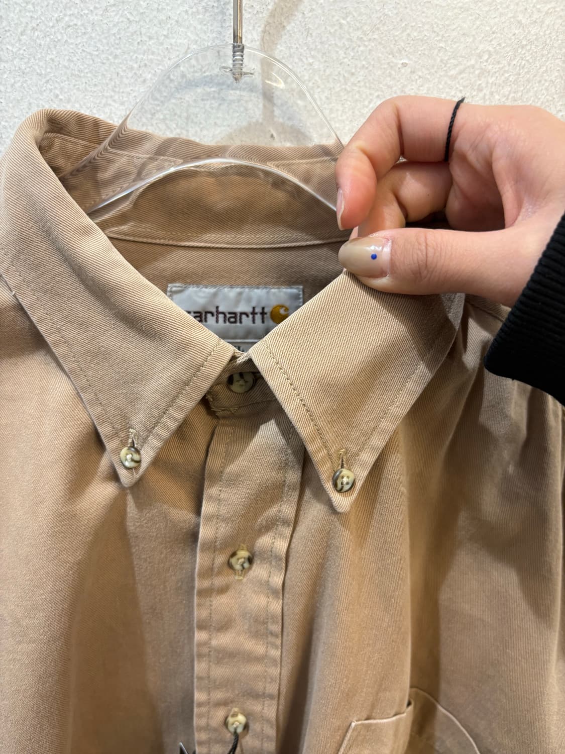 Carhartt beige cotton shirt 상품이미지2