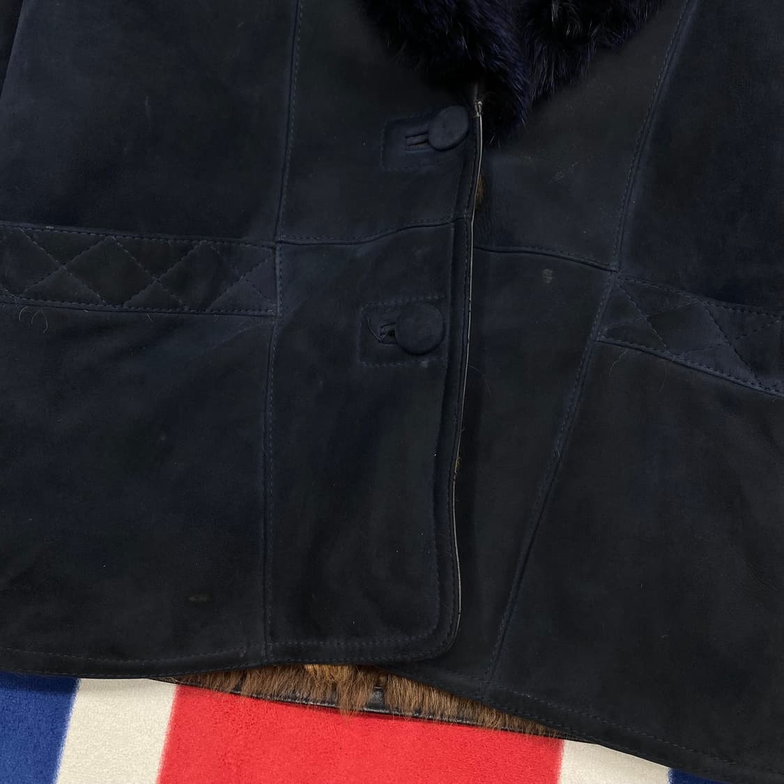 양가죽 폭스퍼 스웨이드 무스탕 실측 여성66 상품이미지4