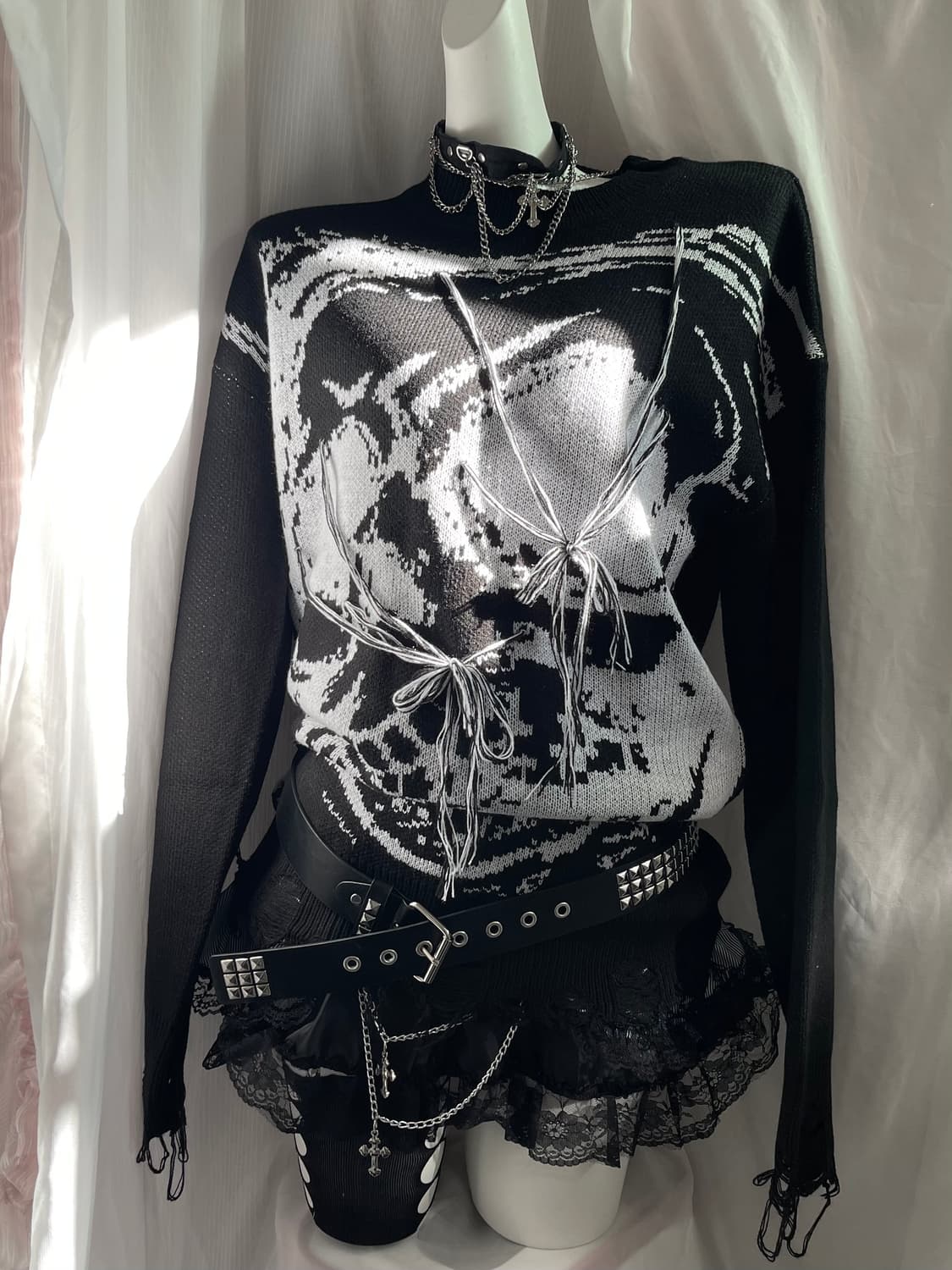 Harajuku punk skirt acdcrag 상품이미지3