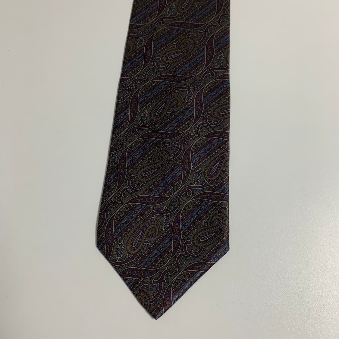 디올(Dior) 페이즐리 명품넥타이 광택 100실크 정장패션 상품이미지9