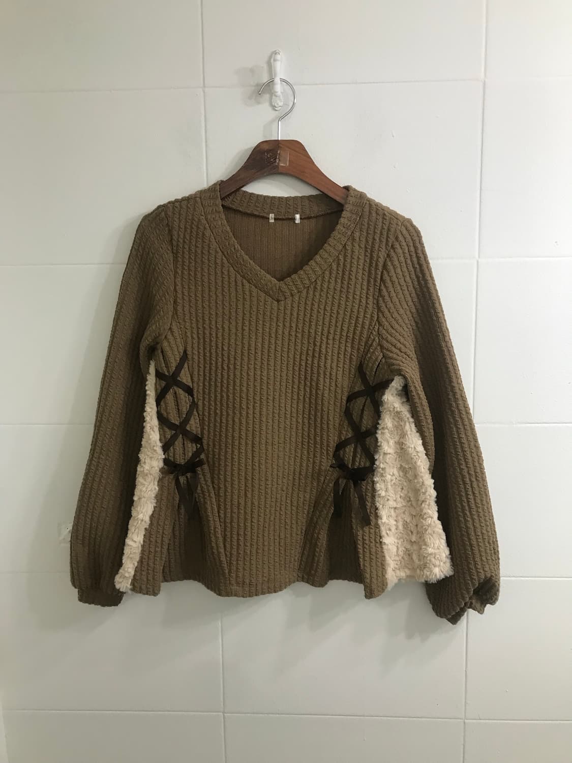 딸기다람쥐 베이지 코위찬 모리걸 연말 코디세트 상품이미지6