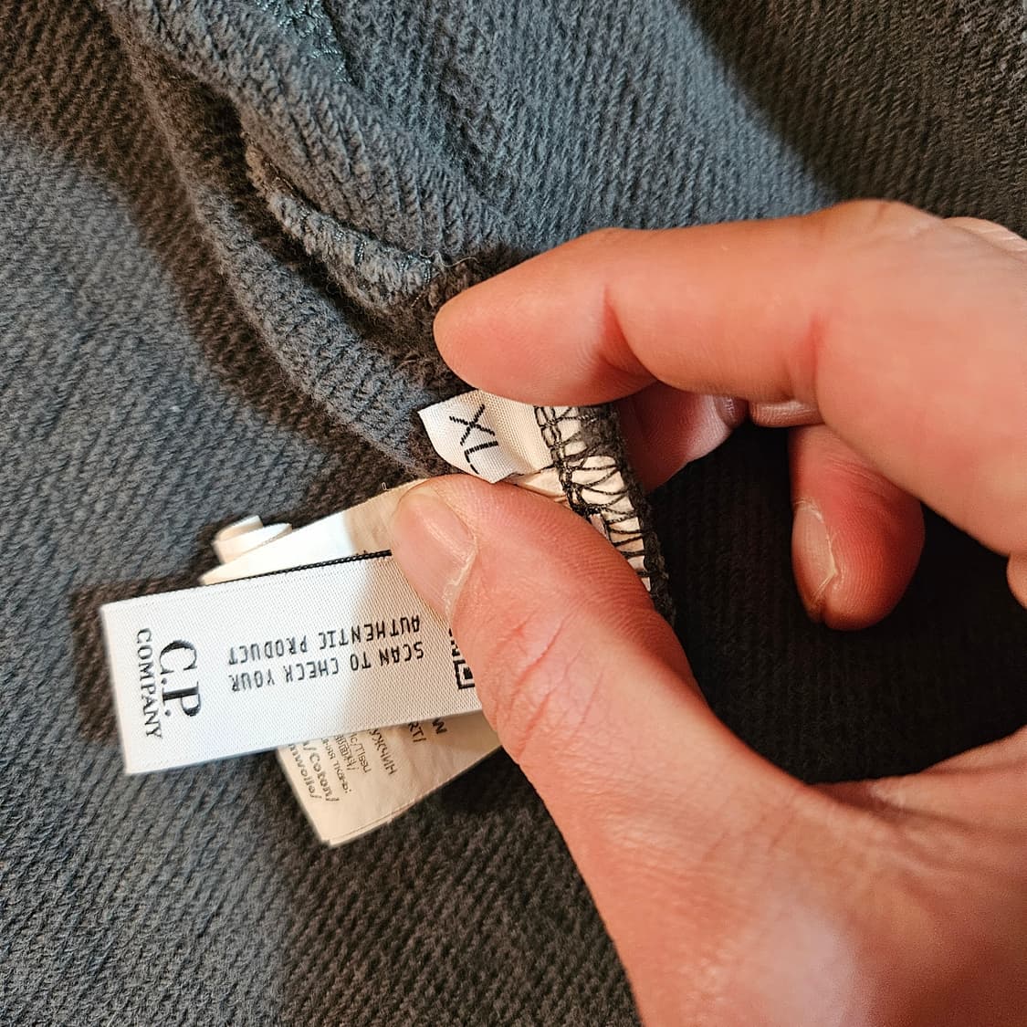 CP컴퍼니 21SS 다이애그널 고글 후드집업 XL size 상품이미지8