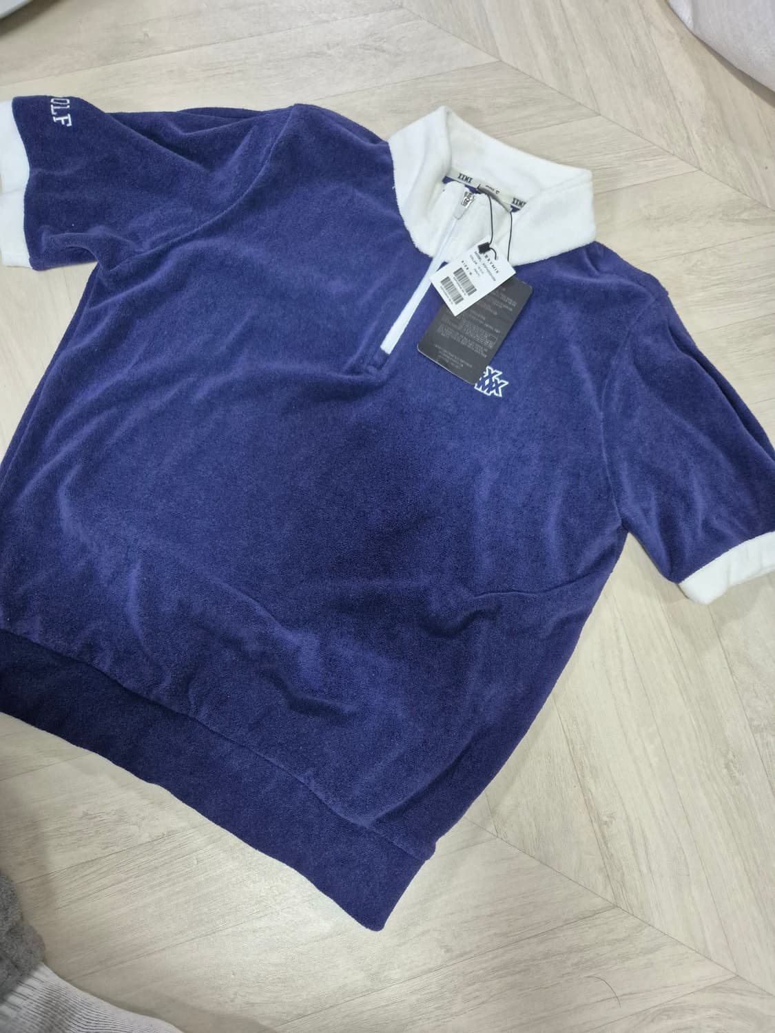 미사용 젝시믹스 골프 테리 하프집업 상품이미지2