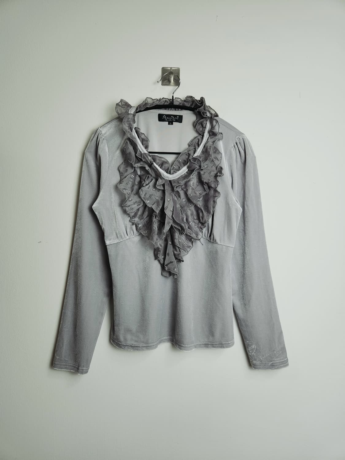 벨벳 프릴 탑 상품이미지5