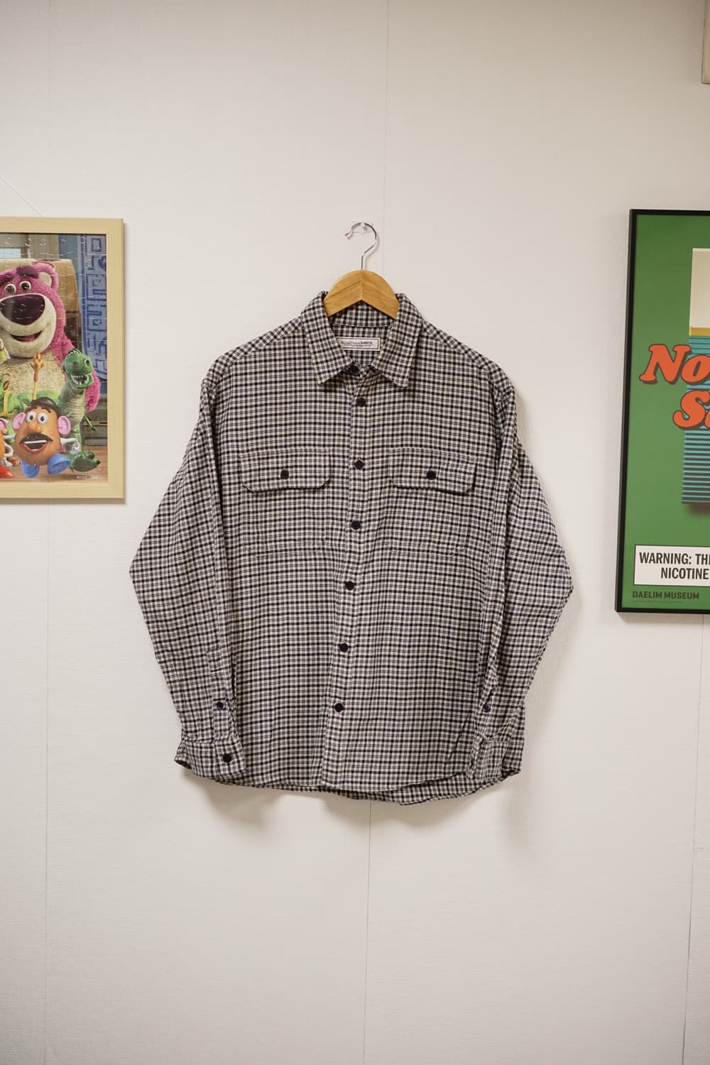 UNIVERSAL PRODUCTS 체크 워크 셔츠 상품이미지1