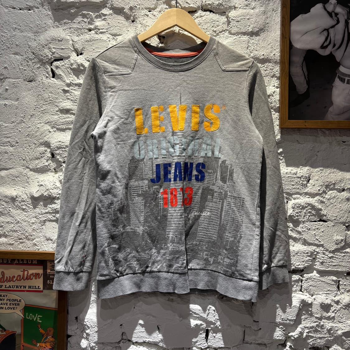 리바이스 진스 프린팅 맨투맨 상품이미지1