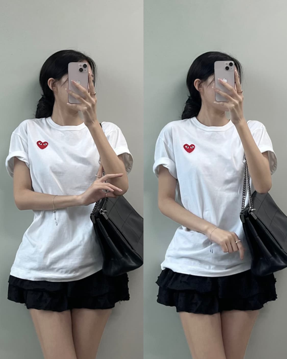 꼼데가르송 반팔티 상품이미지1