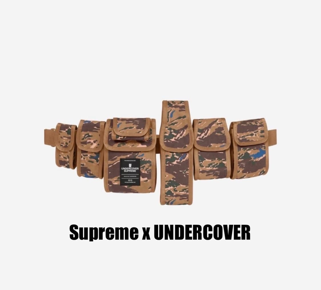 [OS] 슈프림 x 언더커버 벨트 웨이스트 백 브라운 카모 상품이미지1