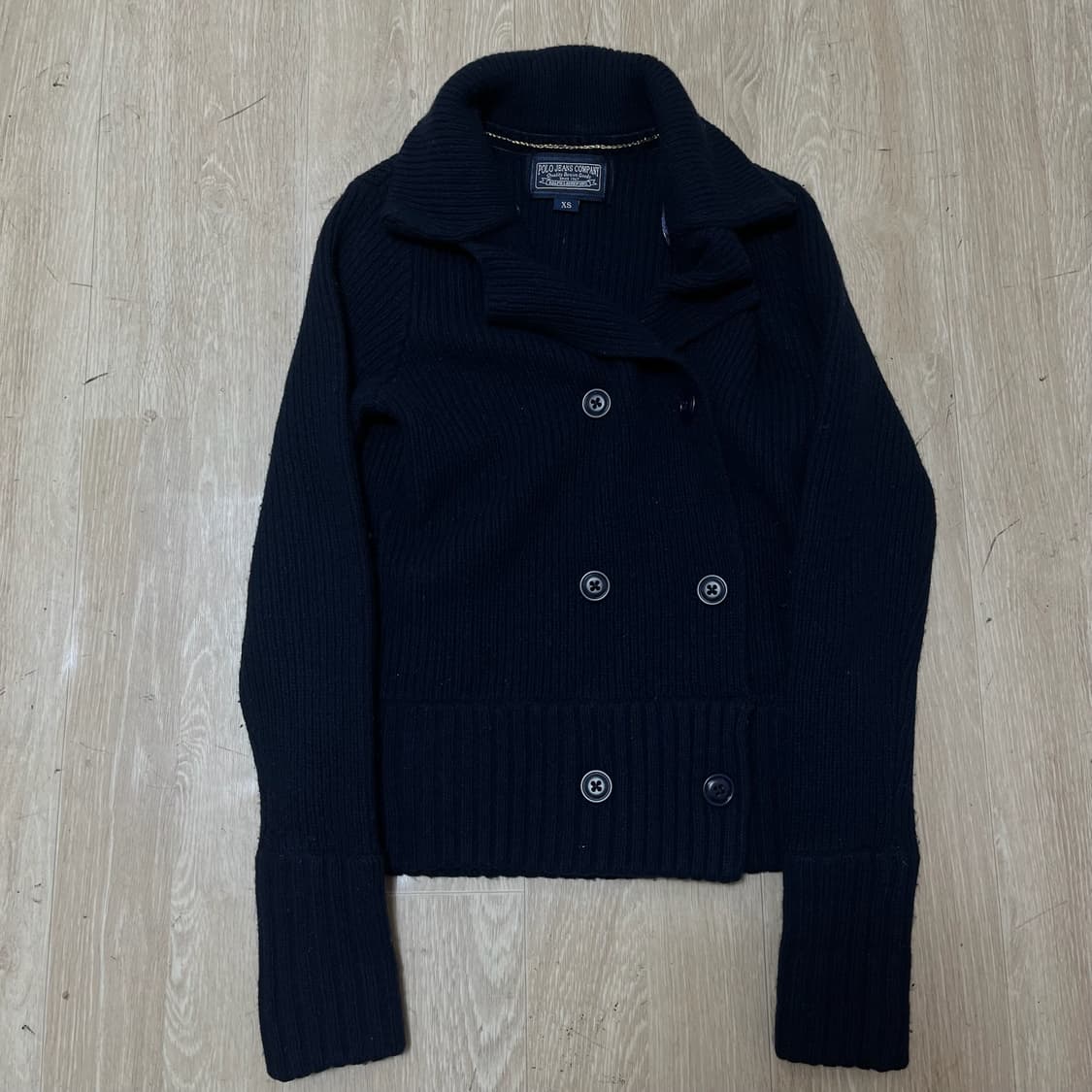 폴로 랄프로렌 진스 여성 울 더블 니트 가디건 XS/85  상품이미지1