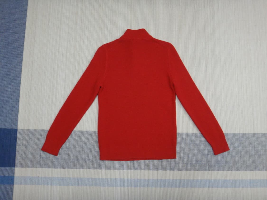 (95) 헤지스 톤온톤 컬러트위드 반집업 하이넥 니트 상품이미지2