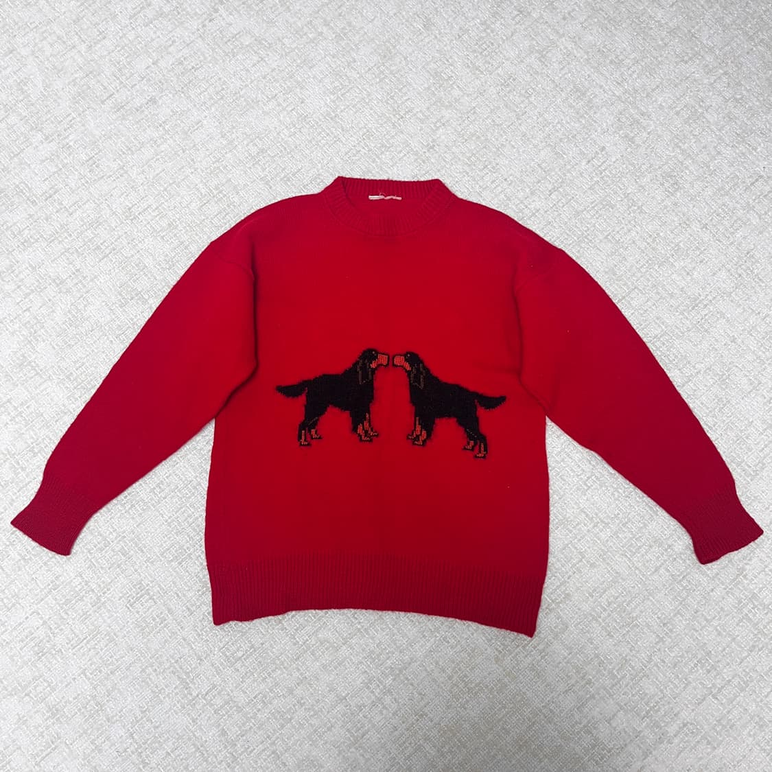 강아지 울 니트 스웨터 상품이미지1