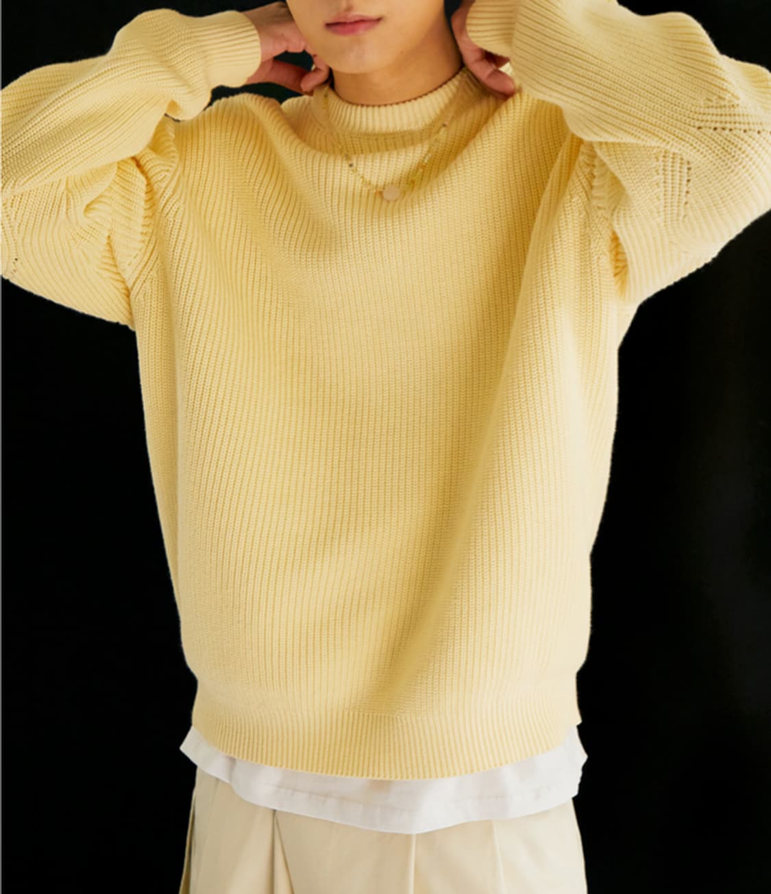 인템포무드 코튼 니트 / 남성 니트/ 남자 니트  상품이미지1