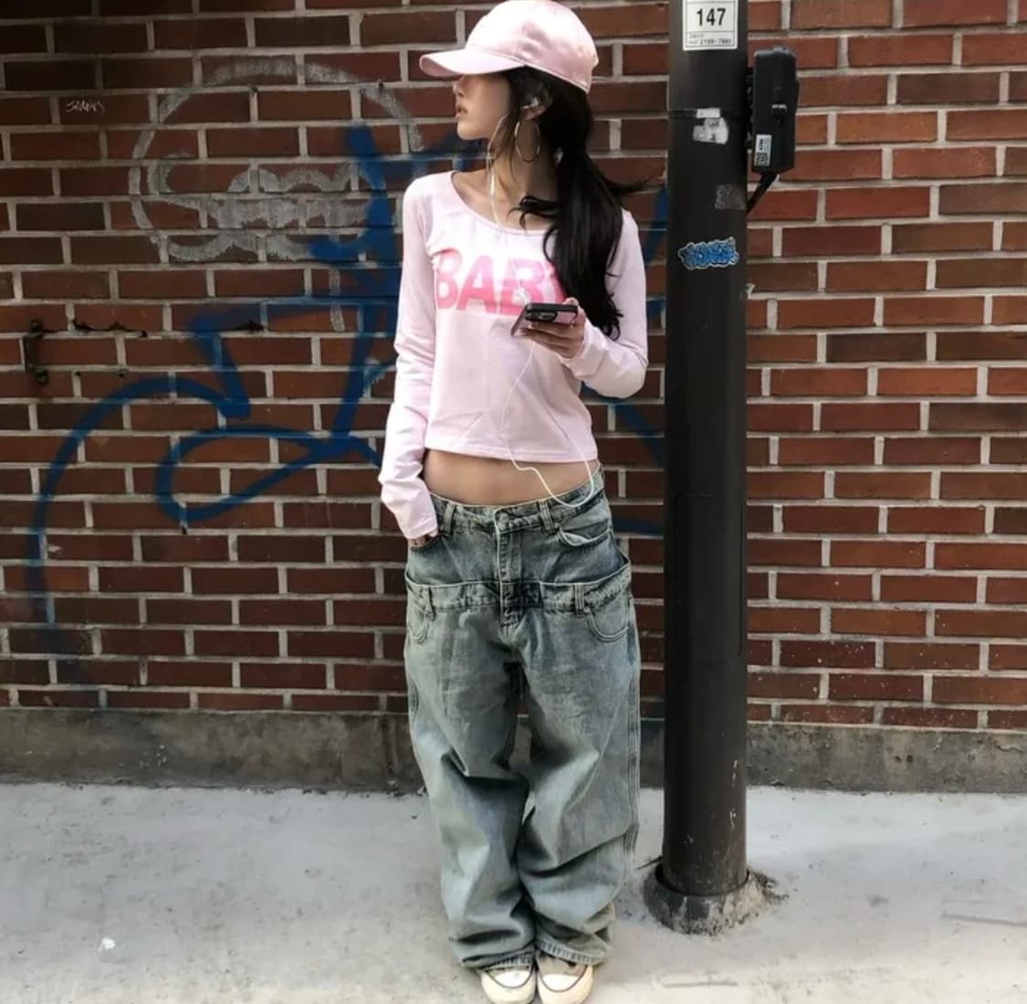 베이비 BABY 글리터 긴팔 티셔츠 엔젤베이비 상품이미지1