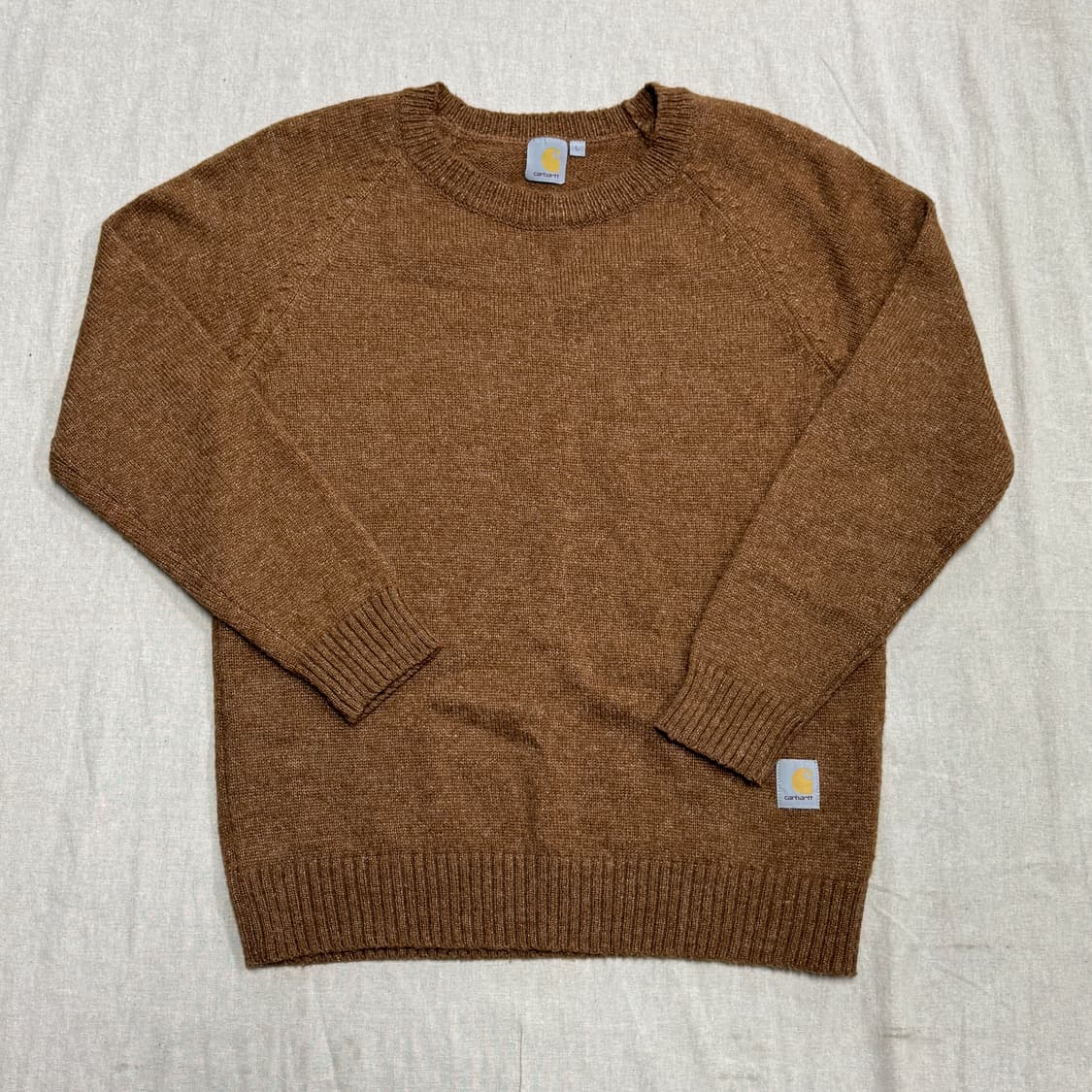 칼하트 90s USA 브라운 울 니트 L 상품이미지1