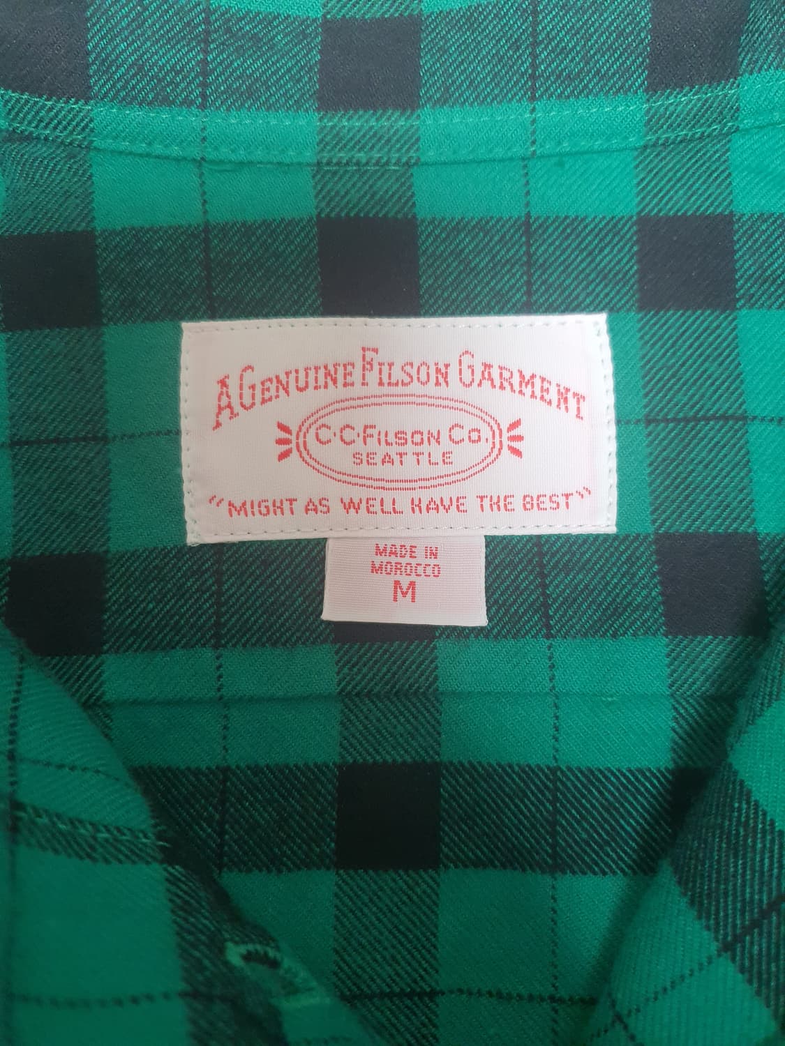 Filson 필슨 알래스칸 가이드 플란넬 셔츠 M (새 제품) 상품이미지3