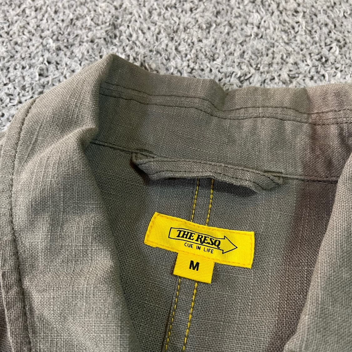 더 레스큐 린넨 카고 사파리 자켓 상품이미지4