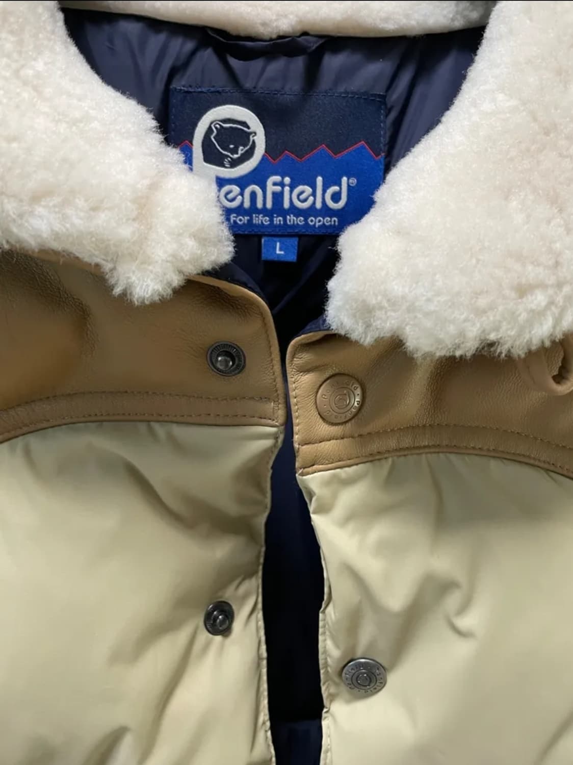 펜필드 락울 다운 베스트 패딩조끼 L 상품이미지3