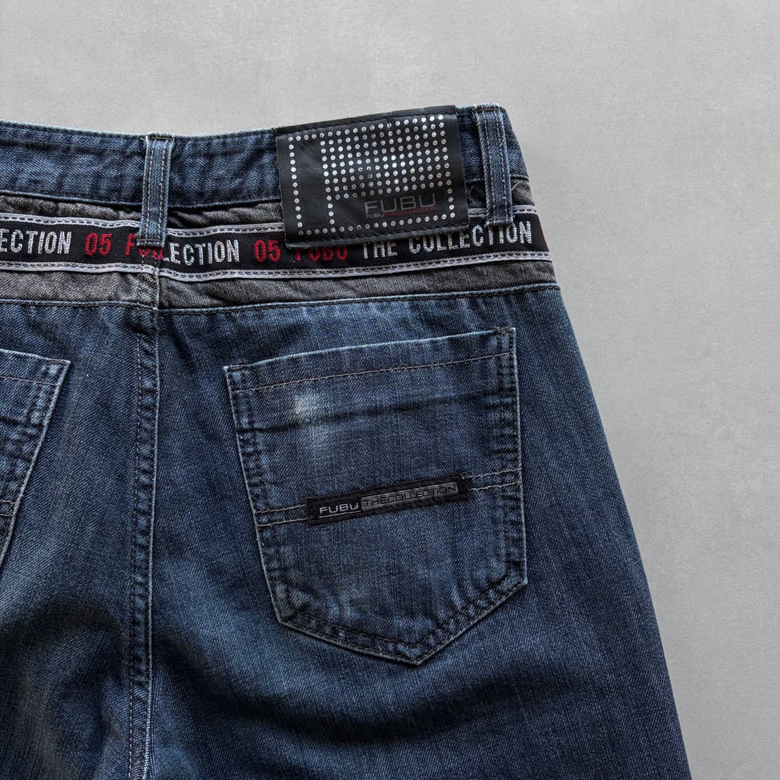 [30인치]FUBU 후부 올드스쿨 사이드라인 데님 팬츠 상품이미지9