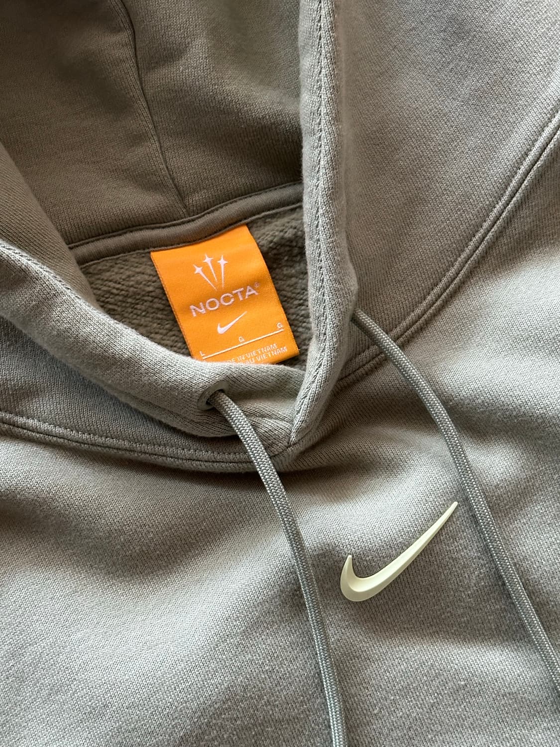 (L) 나이키 x 드레이크 녹타 플리스 후드 오일 그린  상품이미지2