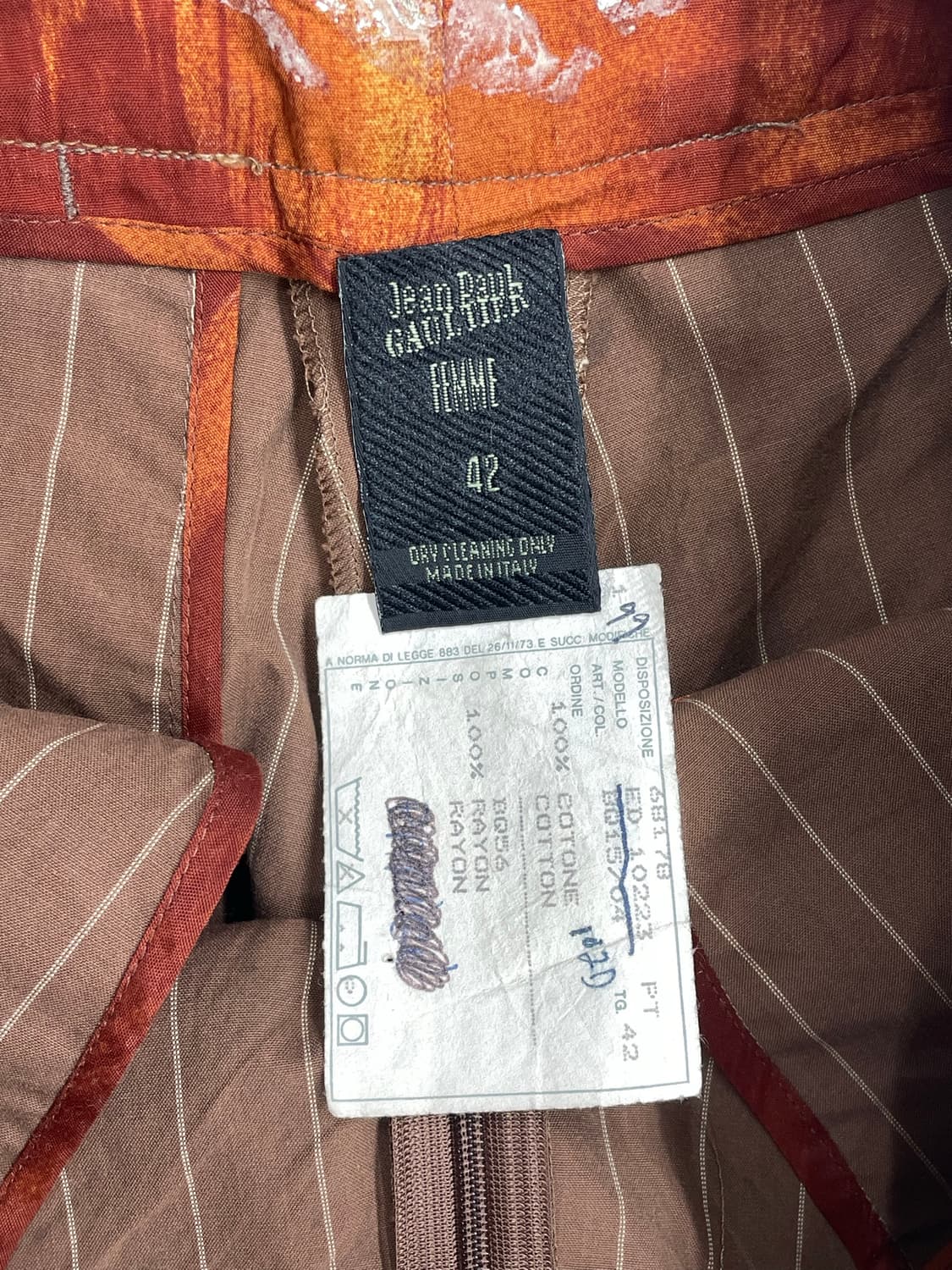 00’s JEAN PAUL GAULTIER SILVER COATED… 상품이미지4
