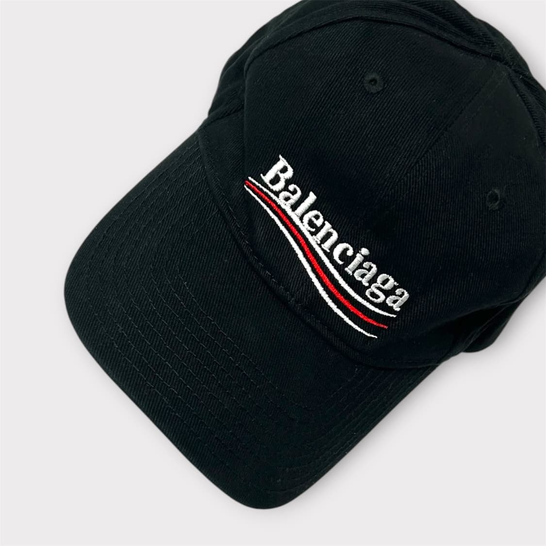 웨이브 자수로고 블랙 볼캡 (1761) 상품이미지8