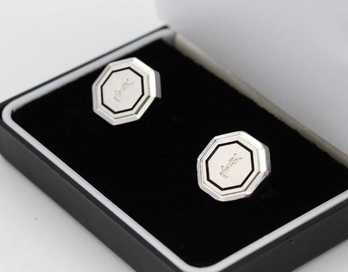 입생로랑 B+등급 남자 명품 커프스 빈티지 상품이미지1