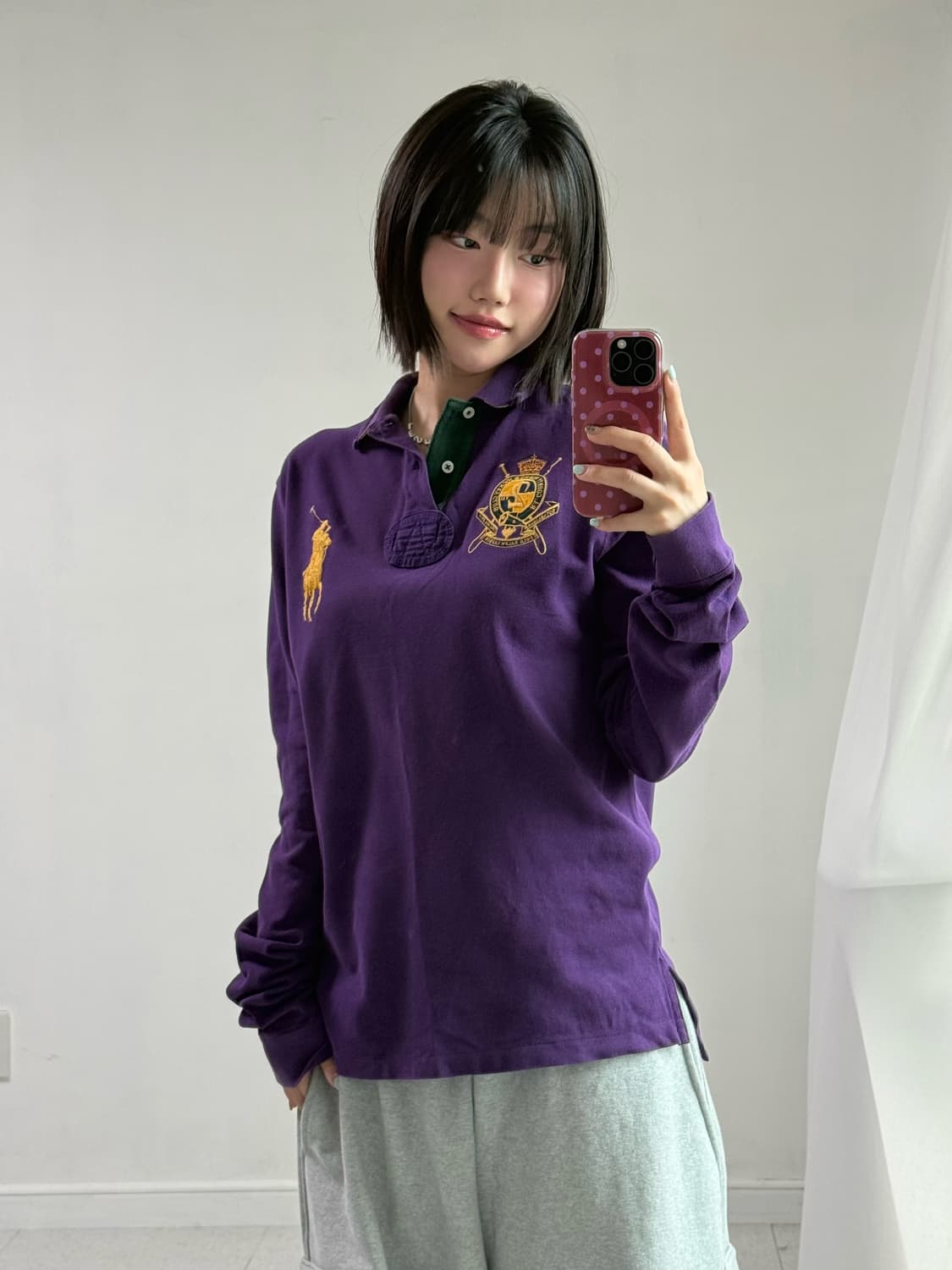 폴로 퍼플 빅포니 롱슬리브 상품이미지2